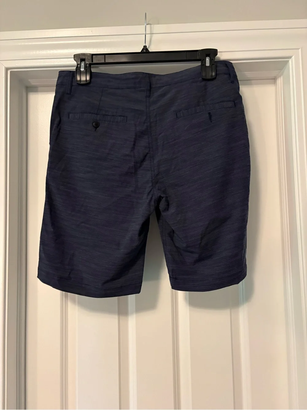 Berkley Jensen Men's Navy Textured Stretch Shorts